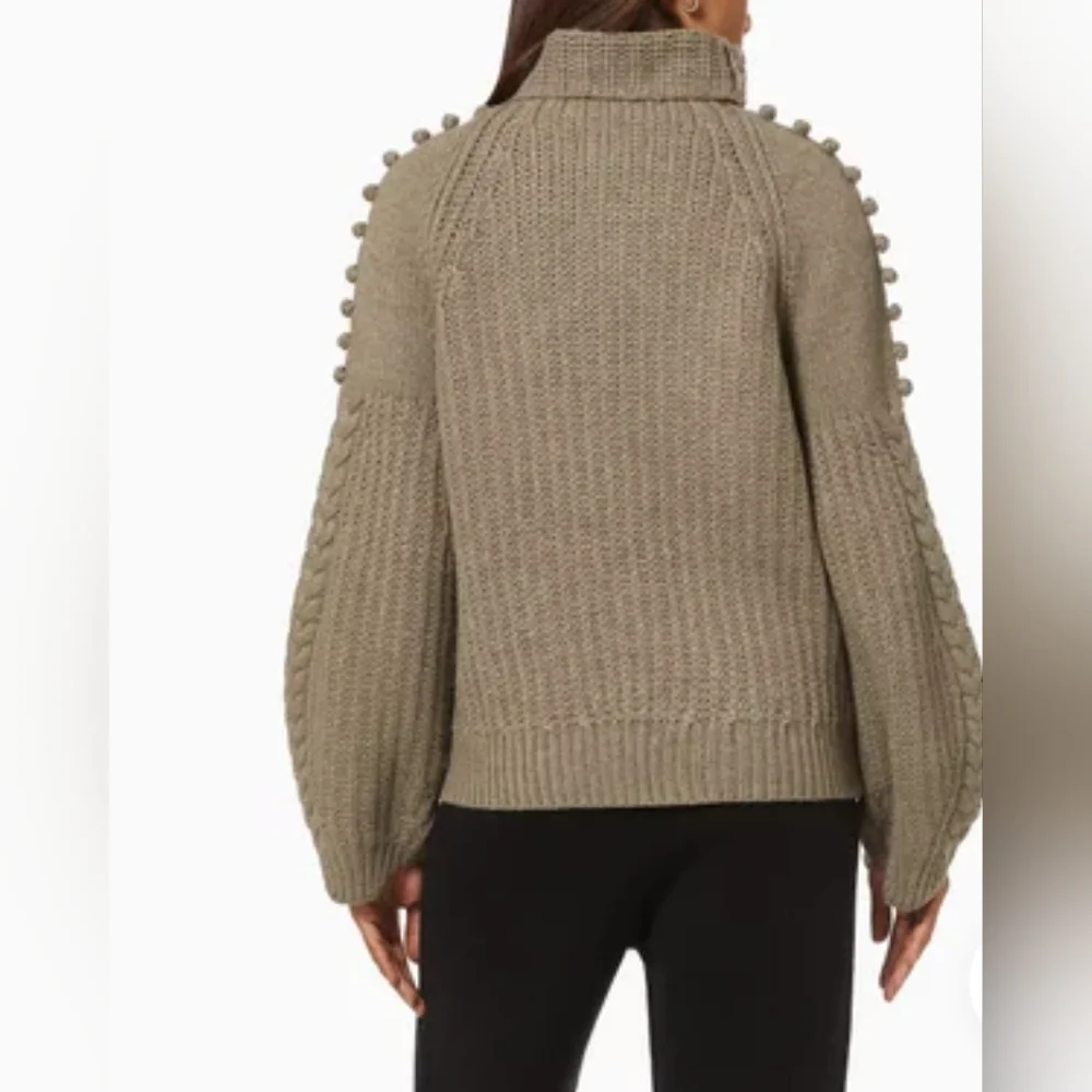 Jolslin Studio Gemma Merino Wool Blend Turtleneck Sweater Australian Designer